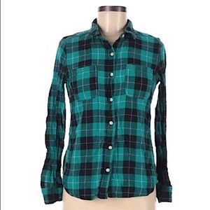 Mossimo Women’s Plaid Blouse